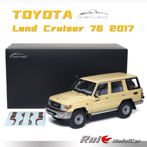 1:18似真AR丰田陆巡Land Cruiser 76 2017合金全开汽车模型摆件