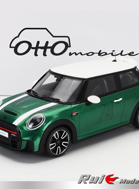 1:18OTTO迷你库伯Mini Cooper F56 JCW 2023树脂汽车模型收藏品