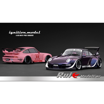 现货1:18 IG-Model保时捷Porsche RWB 993树脂汽车模型收藏摆件