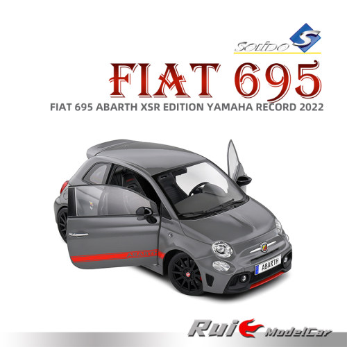 预1:18索立德菲亚特FIAT 695 ABARTH XSR EDITION 2022汽车模型