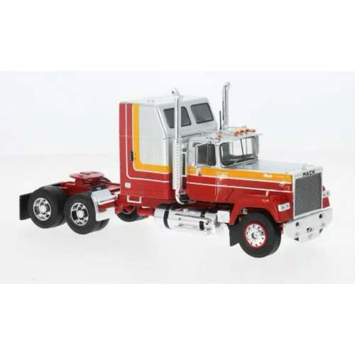 预1:43 IXO MackSuper linerMagnum银色红色1985车模收藏摆件