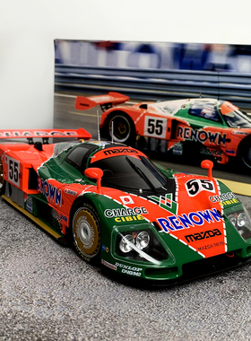 1:18 Werk83马自达787B 1991勒芒24小时耐力赛胜利#55汽车模型