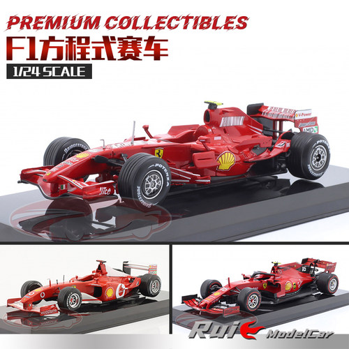 1:24 Premium Collectibles F1赛车奔驰法拉利红牛合金汽车模型