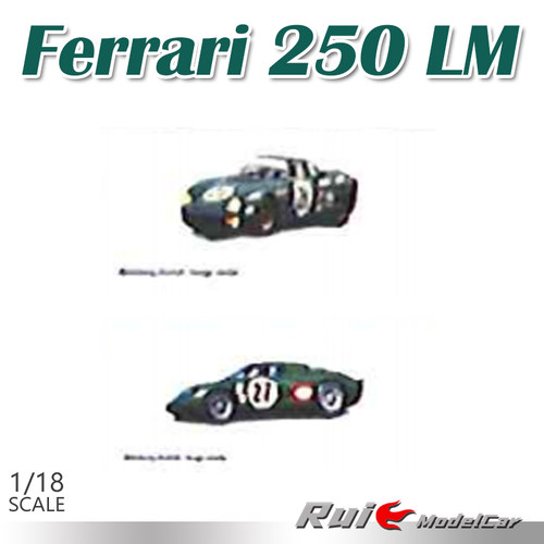 预1:18 CMC 250 LM 右舵赛车合金老爷车仿真汽车模型收藏摆件