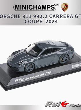 预1:43德国保时捷原厂911 992.2 Carrera GTS 2024汽车模型