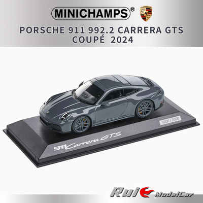 预1:43德国保时捷原厂911 992.2 Carrera GTS 2024汽车模型