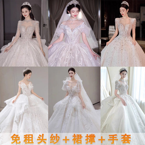 重工婚纱出租赁复古高级显廋