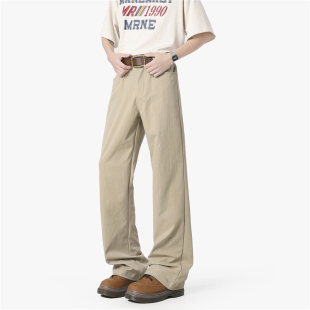 长裤 妈个鸡妈MGJM夏季 西裤 高街痞帅微喇男女港风休闲裤 显瘦潮 薄款