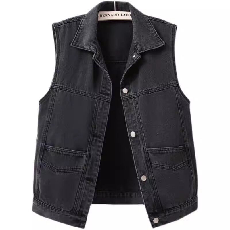 高端复古休闲百搭牛仔马甲2026新款春季百搭工装坎肩背心外套男款