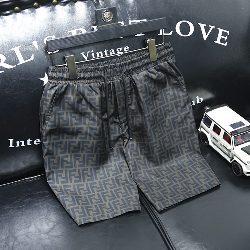 高端速干运动休闲短裤男士夏季2026新款宽松薄款外穿五分裤子男款