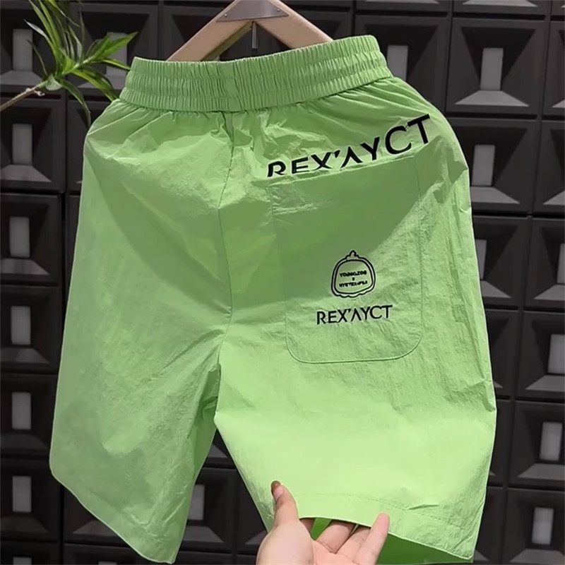 高端夏季薄款运动休闲短裤男士2026新款潮牌中筒沙滩五分裤子男款