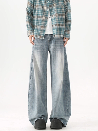 Летние джинсы, штаны для отдыха, свободный крой