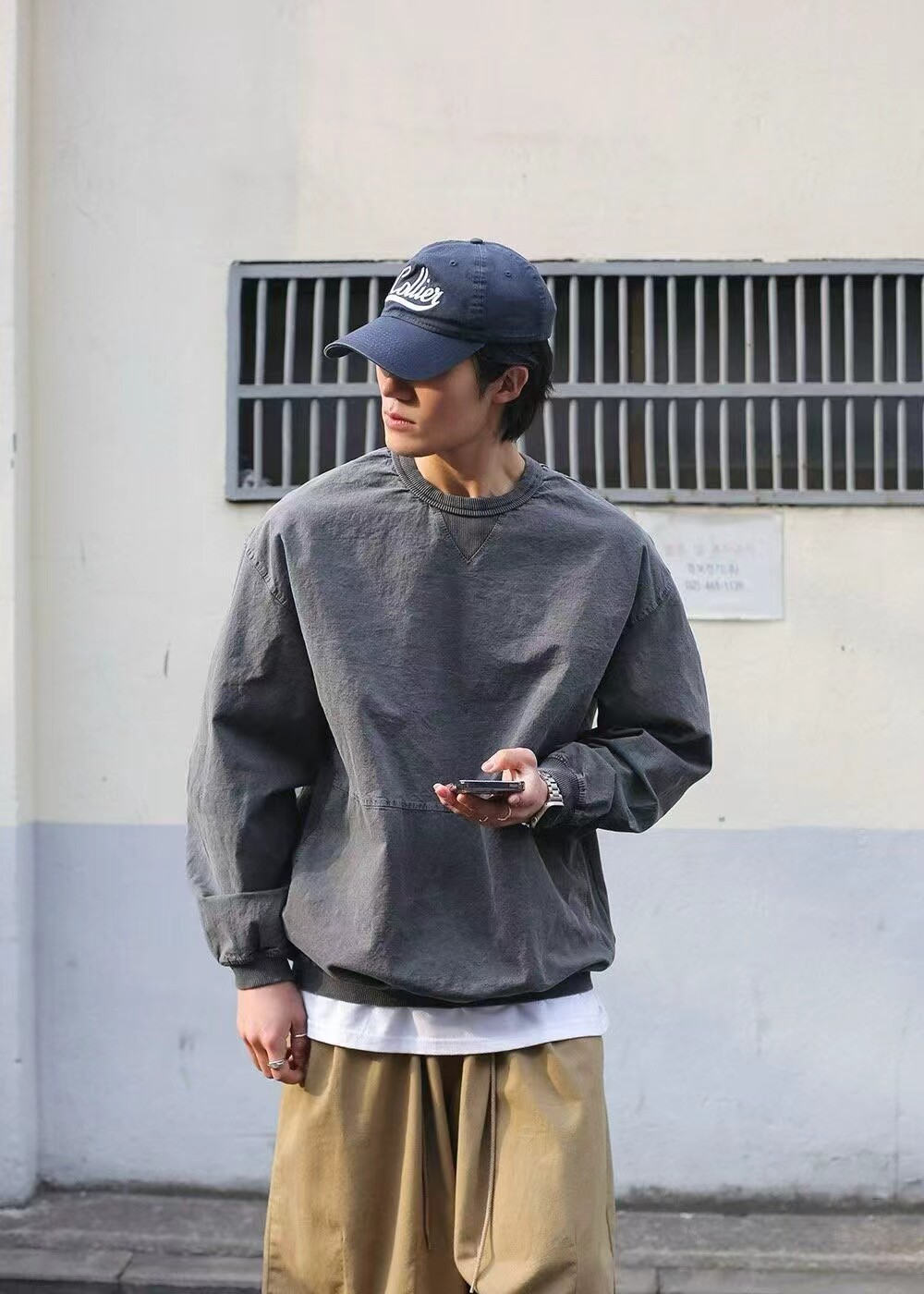 东大门12GAUGE男装宽松卫衣