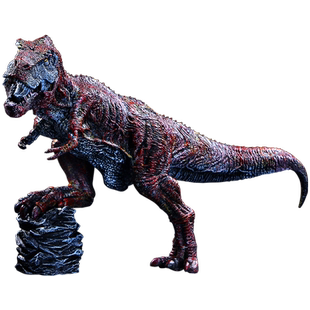 白垩纪恐龙世界勇士特暴龙模型大号实心帝王龙儿童玩具仿真动物