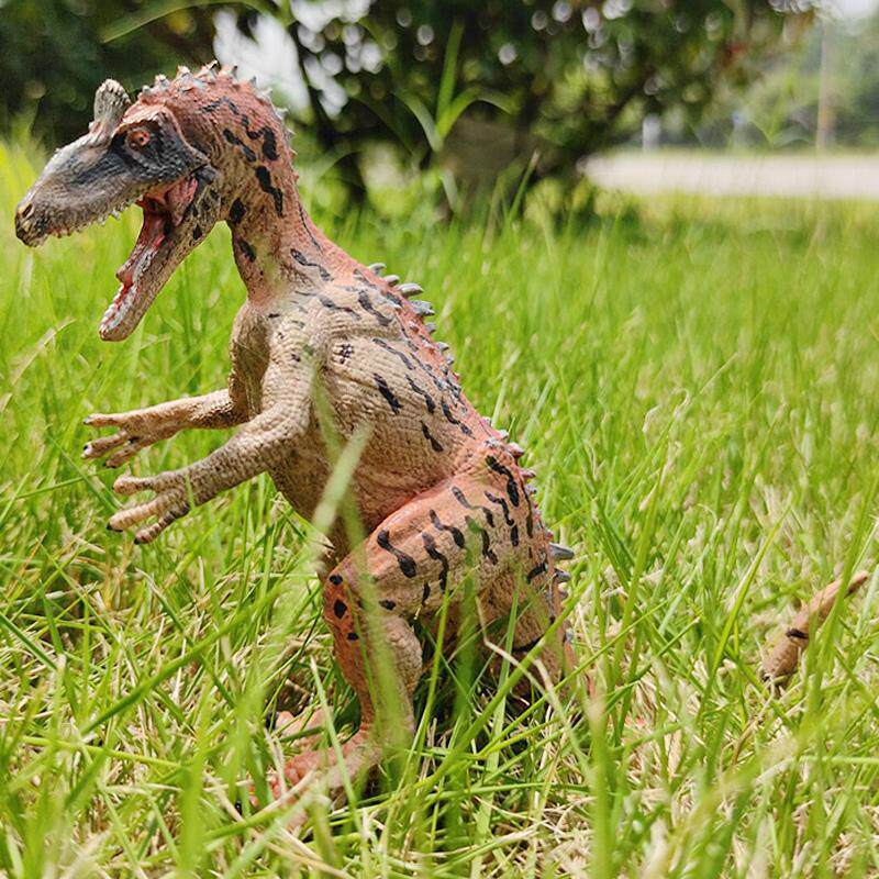 侏罗纪恐龙世界冰脊龙模型儿童玩具仿真动物冰棘龙冰冠龙冻角龙