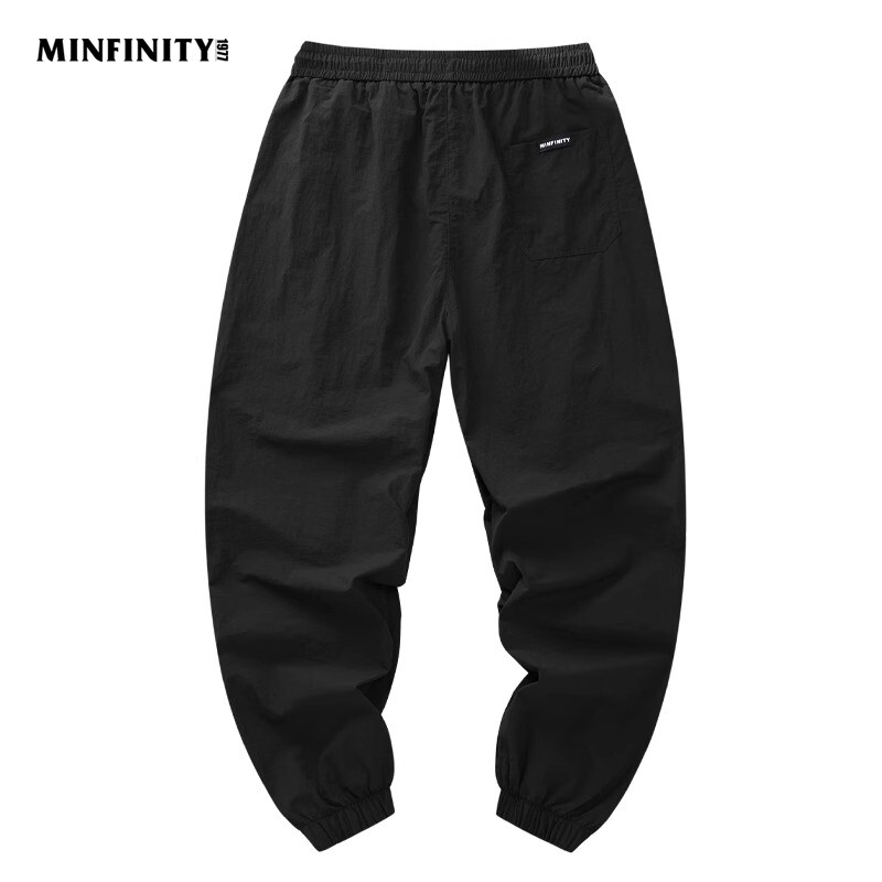 Minfinity潮牌宽松防水速干长裤