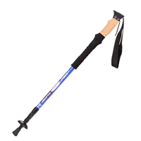 Nhà sản xuất 7075 hợp kim nhôm shank thẳng ba phần trekking cực nút chai xử lý đi bộ mía ngoài trời mía tùy chỉnh - Gậy / gậy 	gậy chống kiêm ghế ngồi