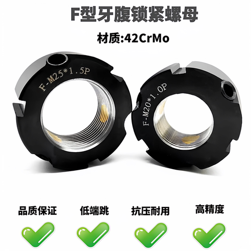 当天发F型牙腹锁紧螺母厂家直销
