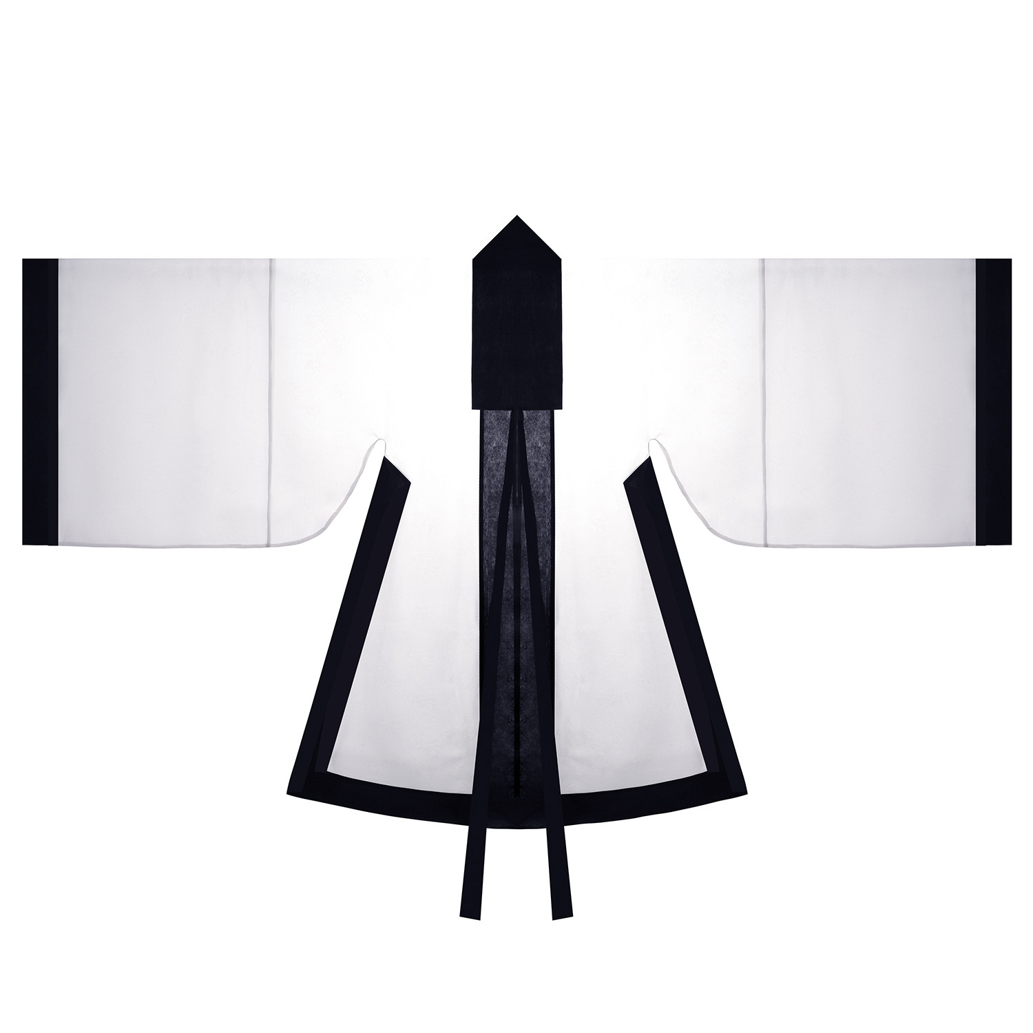 [TIANHAN JIAOYANG] 망토 옷 명나라 한복 남성복 여름 얇은 거즈 대형 망토 학 망토 망토 재고 있음