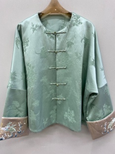 私信询价 香云纱新中式老缎宋锦蜀锦桑蚕丝上衣外套棉服马甲0916