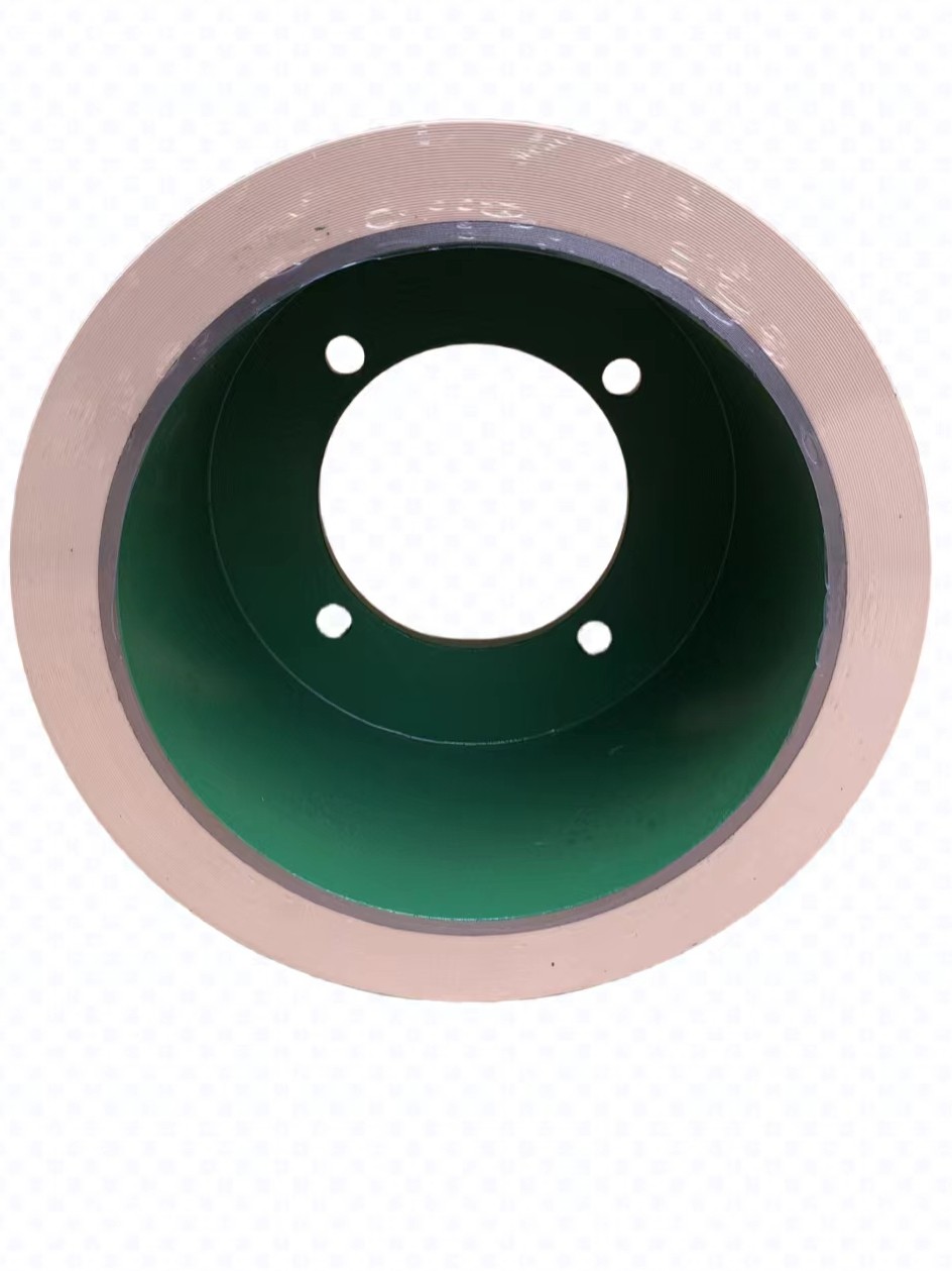 10寸白色碾米机胶辊 丁苯耐磨橡胶打米辊 25型米机配套稻谷脱壳辊