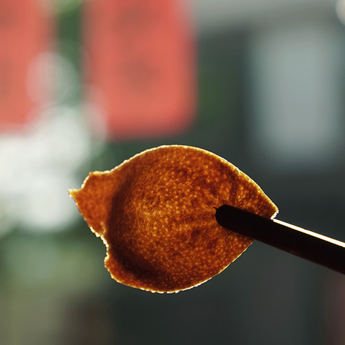 茶范子十年陈皮新会梅江圈枝