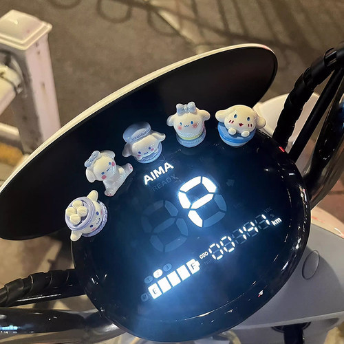 电动车装饰小配件九号电瓶车摆件