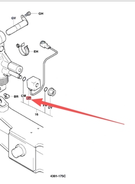 丰田电动叉车配件7FB/7FBR15-30摆动油缸电磁阀43612-23321-71