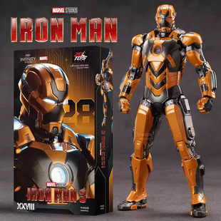 中动钢铁侠MK28可动手办十周年关节玩具漫威周边正版马克人偶礼物