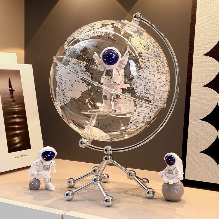 创意地球仪轻奢摆件现代客厅工艺家居饰品办公桌电视柜桌面软装,家居饰品,创意礼品,淘宝优惠券,粉丝福利购,淘宝优惠卷