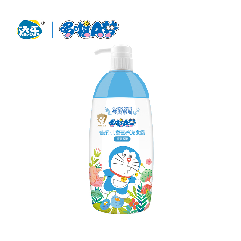 哆啦A梦草莓香型滋润顺滑洗发露