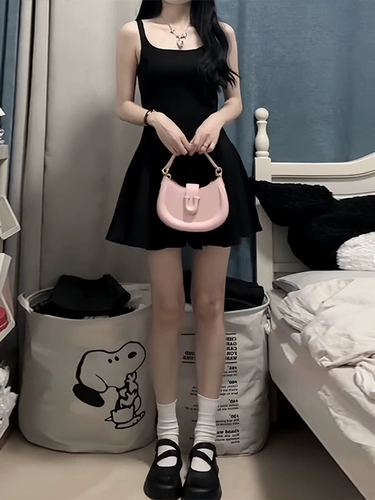 Топ с чашечками, летнее платье, квадратный вырез, для формы тела «груша»