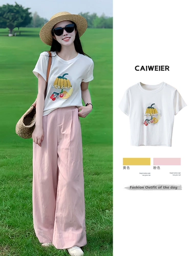 Белая футболка, летняя летняя одежда, изысканный стиль