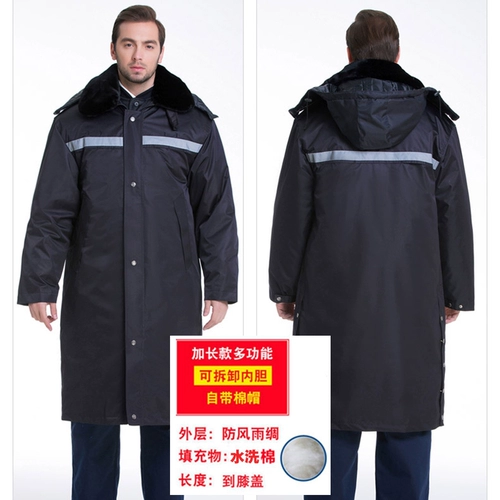 Зимняя длинная куртка, съемная шапка, длина макси, увеличенная толщина