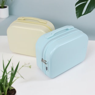 日韩风格小型硬壳旅行箱女士迷你便携大容量轻便手提密码箱化妆包