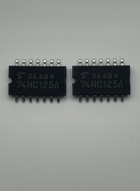 全新原装东芝可直拍 TC74HC125AF 丝印74HC125A 中体贴片SO-14