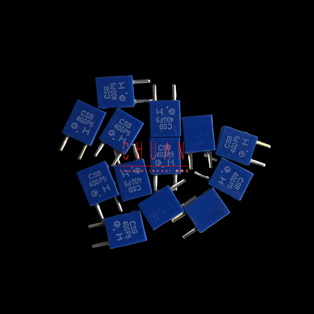 村田 陶瓷晶振 csb400p5 400khz 400p 400k  立式直插2脚 谐振器