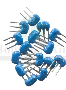 3M进口村田 陶瓷晶振 CSC300K 300 3MHZ 3.00M陶振直插3脚 深蓝色