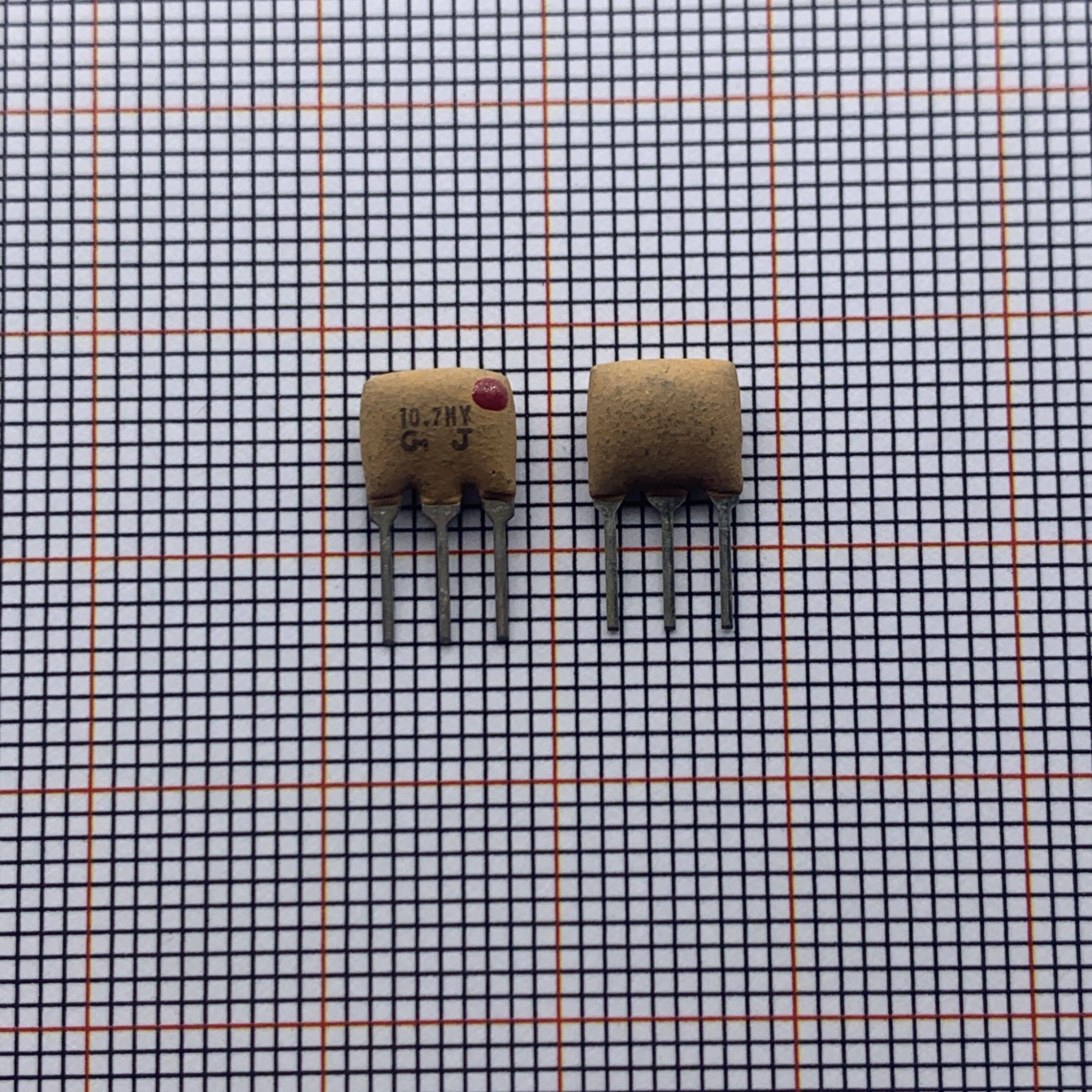 日本村田陶瓷滤波器sfe10.7mhy 10.7mhz 10.7mhy直插3脚110k带宽