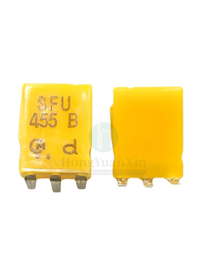 村田 陶瓷晶振 SFU455B2 455B2 455KHZ 弯脚3脚 滤波器 遥控机用