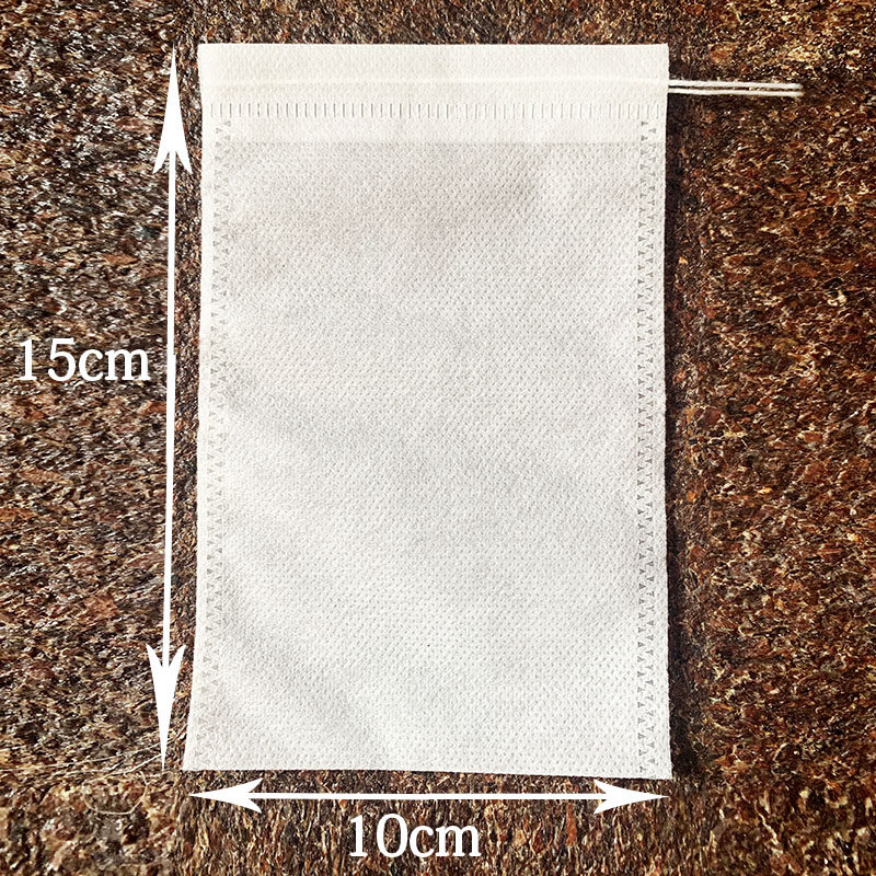 煮茶过滤泡茶袋中药无纺布纱袋子调料卤料煲汤10*15cm隔渣袋10个