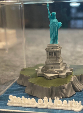 原创3D打印美国城市建筑系列自由女神像白宫摆件纪念品伴手礼