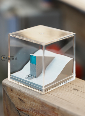 挪威斯瓦尔巴全球种子库末日粮仓3D打印原创摆件创意文创桌摆礼物
