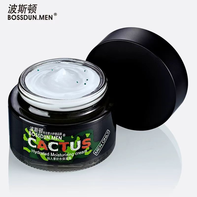 波斯顿仙人掌男士乳液面霜保湿补水擦摸脸油清爽滋润护肤品