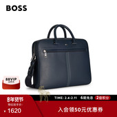 纹理装 BOSS博斯 男士 饰人造革公文包