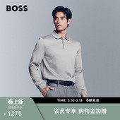 男士 BOSS博斯 丝光棉平领Polo衫 丝光棉