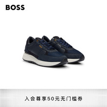 【礼物】HUGO BOSS雨果博斯男士2024夏季新款皮革混合材质运动鞋