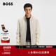BOSS博斯 饰立领针织夹克 双B徽标装 男士 冬款