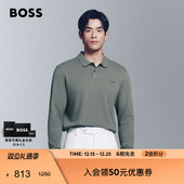 25秋季 男士 饰棉质Polo衫 徽标装 100%棉 新款 BOSS博斯