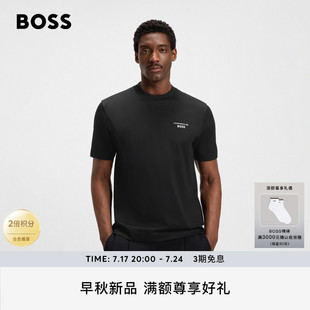 2025年秋季 保時捷聯名 BOSS雨果博斯男士 絲光棉T恤 新款